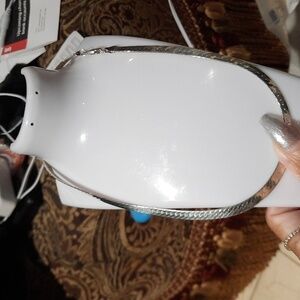 NWOT HEFTY CHUNKY GENUINE SOLID STERLING SILVER 5MM WIDE HERRINGBONE NECKLACE